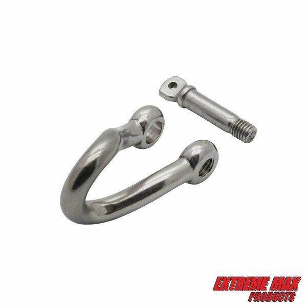 Extreme Max Extreme Max 3006.8213 BoatTector Stainless Steel Twist Shackle - 1/4" 3006.8213